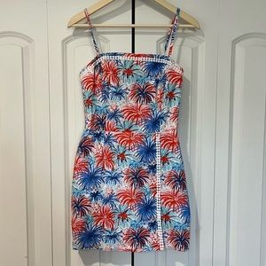 EUC Lilly Pulitzer Jessie Sparks Fly Skort Romper